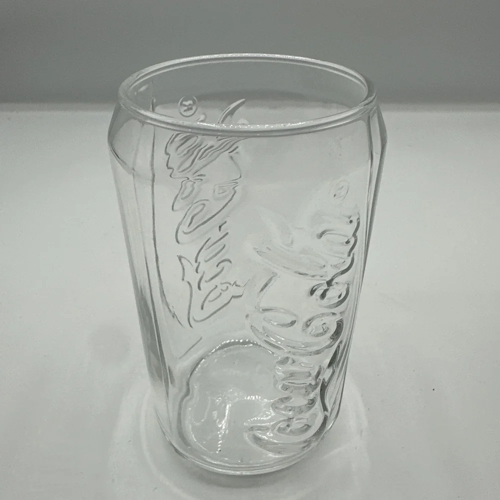 Genuine Coca-Cola Clear Glass Can Sized Cup 5